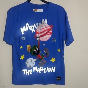 Warner Bros. Looney tunes Blue Marvin the Martian Tee